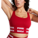 PINK Seamless Logo Sports Bra - Red Lacquer