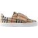 Burberry Kid's Check Cotton Sneakers - Archive Beige