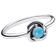 Pandora December Eternity Circle Ring - Silver/Turquoise