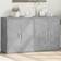 vidaXL Engineered Wood Concrete Gray Sideboard 60x70cm 2Stk.