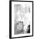 Marmont Hill Deeper Figure Black Framed Art 24x45"