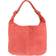 Girly Handbags Hobo Italian Shoulder Bag - Coral