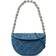 Tory Burch Mini Fleming Soft Crescent Bag - Denim