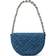 Tory Burch Mini Fleming Soft Crescent Bag - Denim