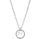 Pandora Treated Freshwater Cultured & Pavé Collier Necklace - Silver/Transparent/Pearl