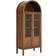 modway Tessa Arched Walnut Storage Cabinet 31x71"