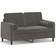 vidaXL Sectional Couch Dark Gray Sofa 54.3" 2 Seater
