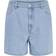 Pieces Abbi Mw Jeans Shorts - Light Blue Denim