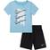Nike Toddler Dri-FIT Dropset Shorts Set - Black (76K445-023)