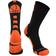 MadSportsStuff Basketball Logo Athletic Crew Socks - Black/Orange