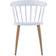 vidaXL Dining White Esszimmerstuhl 75cm 4Stk.