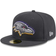 New Era Baltimore Ravens Graphite Official 2024 NFL Draft On Stage 59FIFTY Fitted Hat