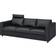 Ikea Vimle Bomstad Black Sofa 241cm 3-Sitzer