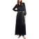 Michael Kors Long Sleeve Belted Maxi Shirtdress - Black
