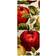 Ownta Apple Pattern Chiffon Silk Scarf - Multicolor