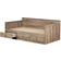 South Shore Tassio Twin Weathered Oak Sofa 77" 2 Seater