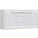 Forte L-Light White Combined High Gloss Kommode 157.7x78.3cm