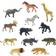 Boley Jumbo Safari Animal Set 12pcs