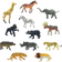 Boley Jumbo Safari Animal Set 12pcs