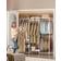 76.7" Portable Closet White Wardrobe 15.7x76.7"