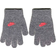 Nike Big Kid's Swoosh Pom Beanie Hat & Gloves Set 2-piece - Carbon Heather