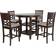 New Classic Furniture ‎D1763-52S-CHY Cherry Brown Dining Set 42" 5