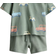 H&M Zweiteiler mit Shirt und Shorts - Khakigrün/Fahrzeuge (1226719003)