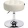 Furniliving Mid-Century Tufted Adjustable Swivel White Seating Stool 20.5"