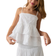 Gina Tricot Y Anglaise Frill Top - White (228751000)