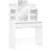 vidaXL Makeup Vanity Desk with LED Lights High Gloss White Sminkebord 40x96cm