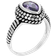 Vir Jewels Ring - Silver/Purple