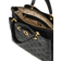 Guess Izzy 4g Peony Logo Handbag - Black