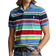 Polo Ralph Lauren Classic Fit Striped Mesh Polo Shirt - Blue Mu