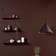 Woud Stedge Oak Black Lacquered Wall Shelf 31.5"