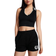 PINK Ivy Fleece Relaxed Shorts - Black