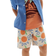 H&M Printed Sweatshorts - Natural White/Oranges (1228402008)