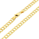 Nuragold Cuban Curb Link Chain Bracelet - Gold