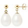 General Pearl Cultured Earrings - Gold/Pearl