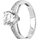 Precious Stars Engagement Ring - White Gold/Diamond/Transparent