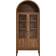 modway Tessa Arched Walnut Storage Cabinet 31x71"