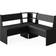 VICCO Roman Corner Bench Black Tischgruppe 41.5x76.6cm 3Stk.