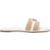 Michael Kors Ember Embellished Straw - Natural/Optic White