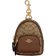 Coach Mini Court Backpack Bag Charm In Signature Canvas - Gold/Khaki Saddle