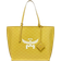 MCM Himmel Shopper In Lauretos - Lemon Gold