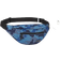 Maxtop Large Crossbody Fanny Pack - Camo Blue