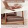 AECOJOY Mid Century Modern Accent Chair Brown Armchair 28.8"