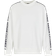 Armani Exchange Men's Long Sleeve Logo Tape Fleece Sweatshirt - White