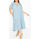 City Chic Shyla Dress Plus Size - Light Wash