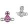 Vivienne Westwood Kitty Earrings - Silver/Pink