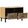 vidaXL Solid Mango Wood Natural TV-benk 70x46cm